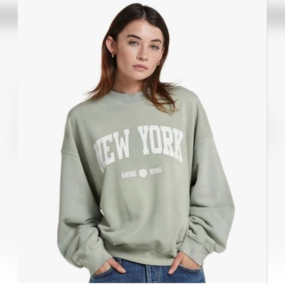 Anine Bing New York Sweatshirt XS - Picture 3 of 13